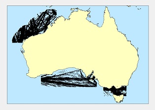 Vessel Traffic Data sub-areas August 2015