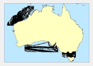 Vessel Traffic Data sub-areas January 2016