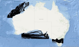 Vessel Traffic Data sub-areas January 2018