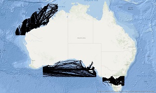 Vessel Traffic Data sub-areas April 2018