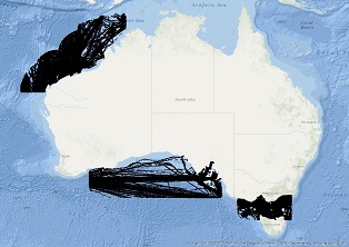 Vessel Traffic Data sub-areas February 2020