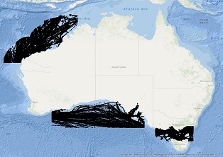 Vessel Traffic Data sub-areas April 2020