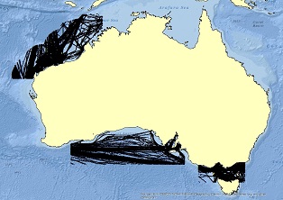 Vessel Traffic Data sub-areas July 2020