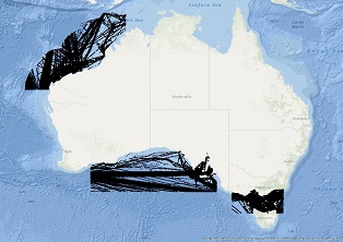 Vessel Traffic Data sub-areas March 2021