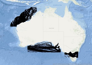 Vessel Traffic Data sub-areas April 2021