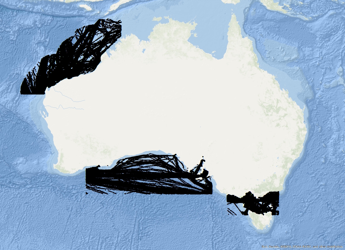 Vessel Traffic Data sub-areas July 2021