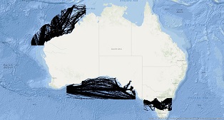 Vessel Traffic Data sub-areas July 2018