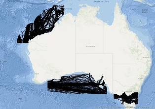 Vessel Traffic Data sub-areas July 2019