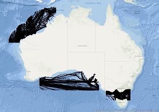 Vessel Traffic Data sub-areas January 2020