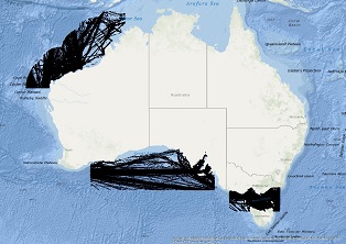 Vessel Traffic Data sub-areas February 2023