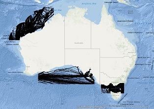 Vessel Traffic Data sub-areas December 2023
