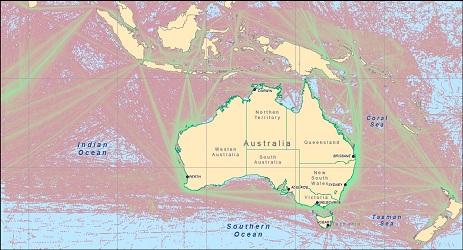 AIS POINT DENSITY MAP